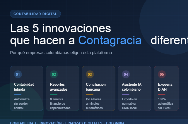 INNOVACIÓN #1: CONTABILIDAD HÍBRIDA