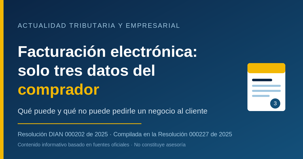 Facturación electrónica: qué datos puede pedirle un negocio al cliente (y cuáles no)